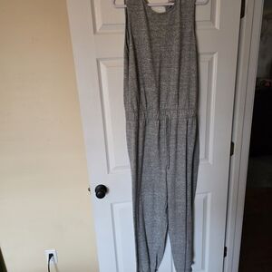 Gray Sleeveless Jumpsuit